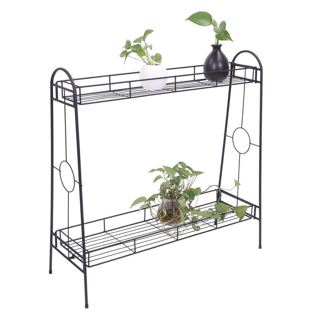 Artisasset Flower Pot Plant Stand Balcony Floor-standing Multilayer Shelf Rack - Picture 11 of 13