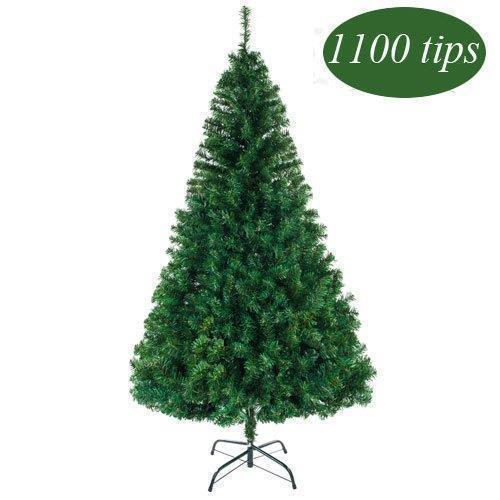 6/7/8 FT Artificial Christmas Bushy Tree Xmas Tree W/Stand Traditional Decor - Picture 9 of 11