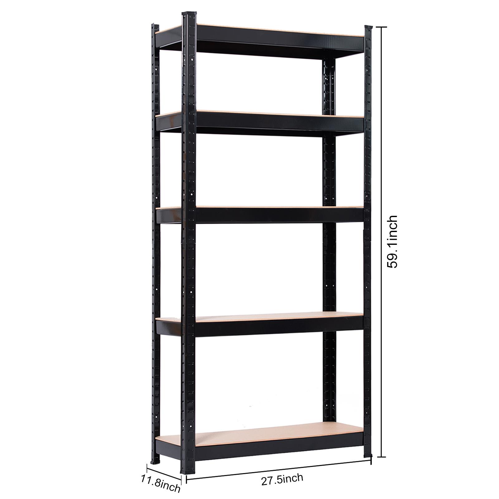 5 Shelf Heavy Duty Metal Muscle Rack Shelving Storage 150/180cm Garage Rack