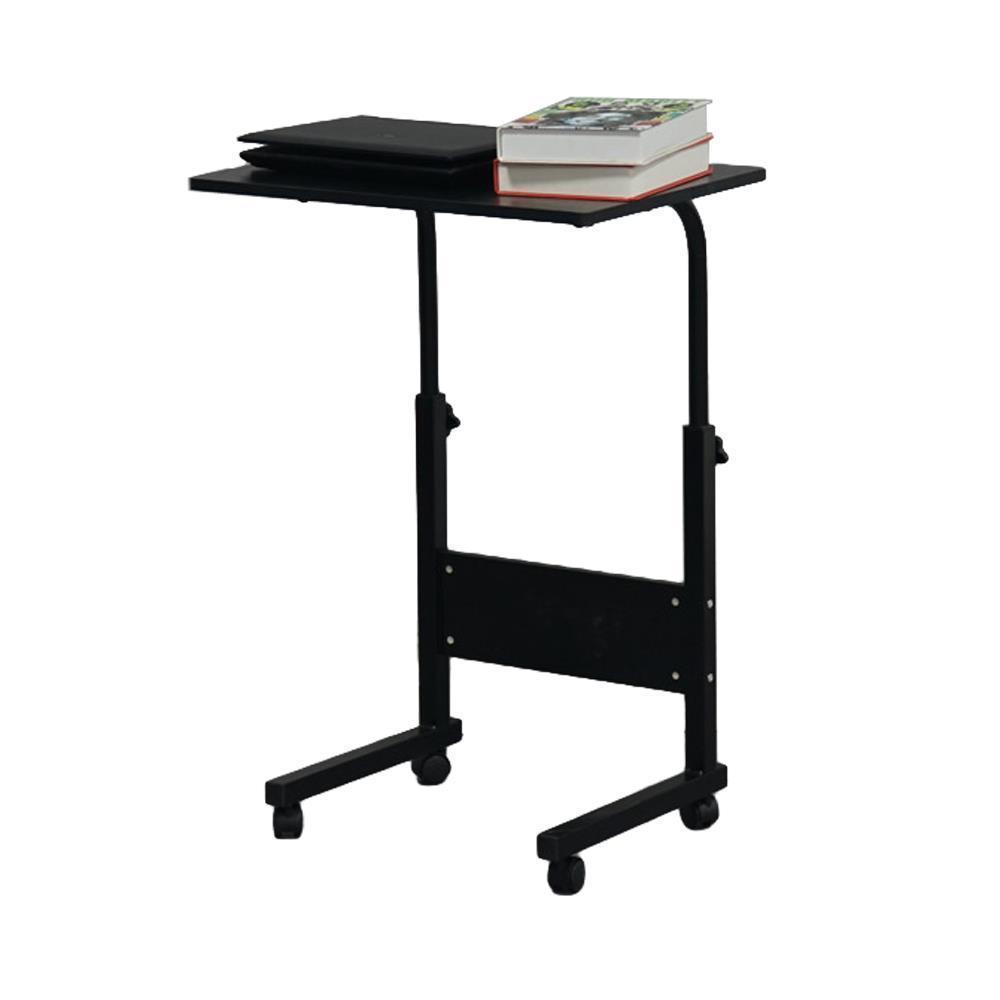 Portable 360° Rolling Mobile Laptop Desk Cart Adjustable Side Computer Table New - Picture 12 of 14