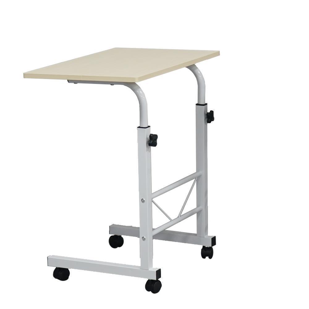 Portable 360° Rolling Mobile Laptop Desk Cart Adjustable Side Computer Table New - Picture 11 of 14