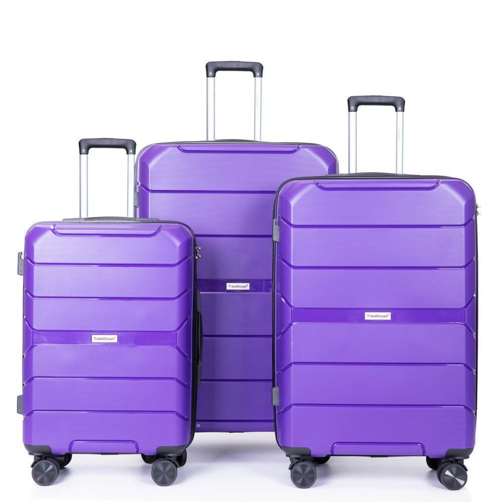 Purple spinner luggage online