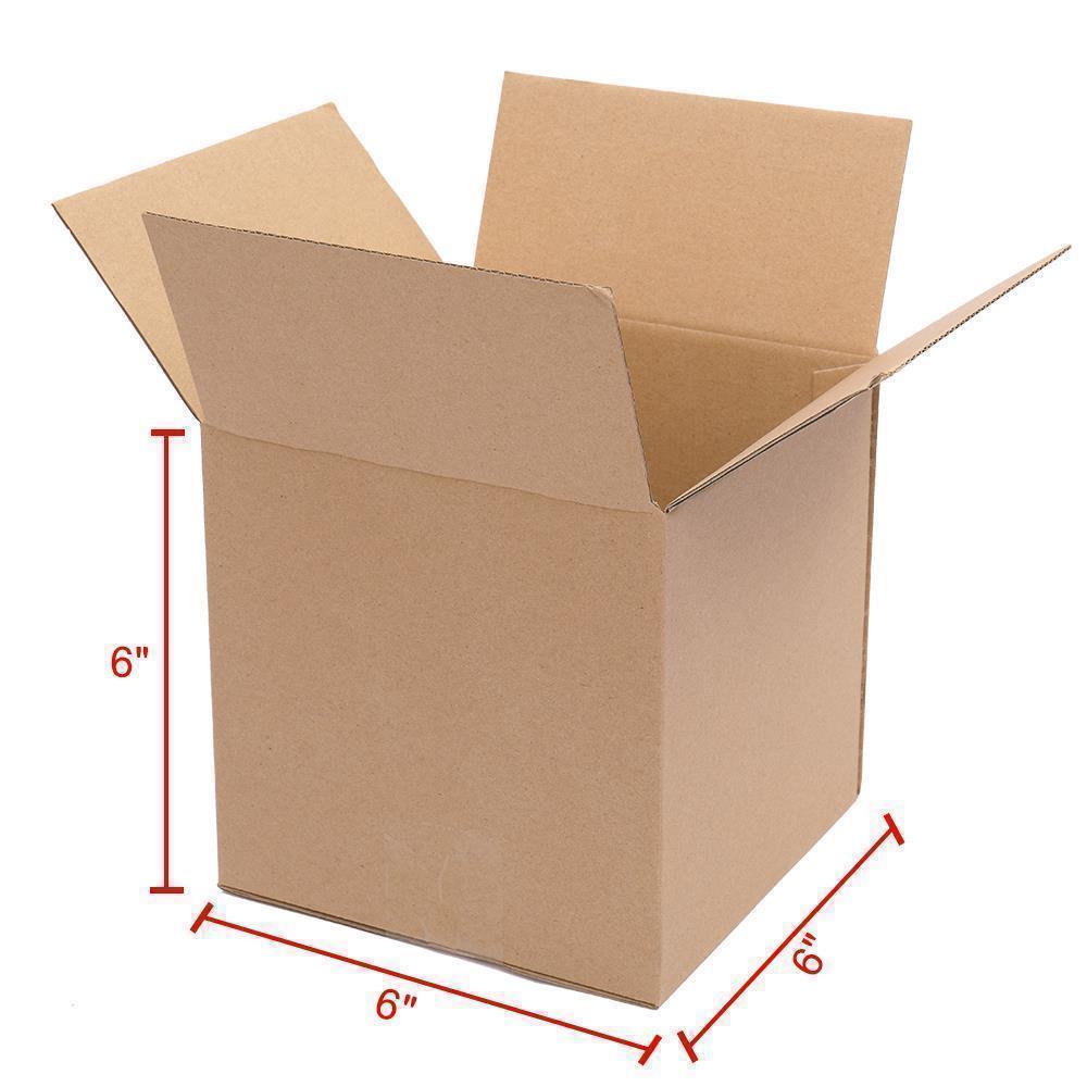 100-1000 Corrugated Mailer Mailing Packing Shipping Boxs 8x6x4 6x6x6 6x4x4 4x4x4