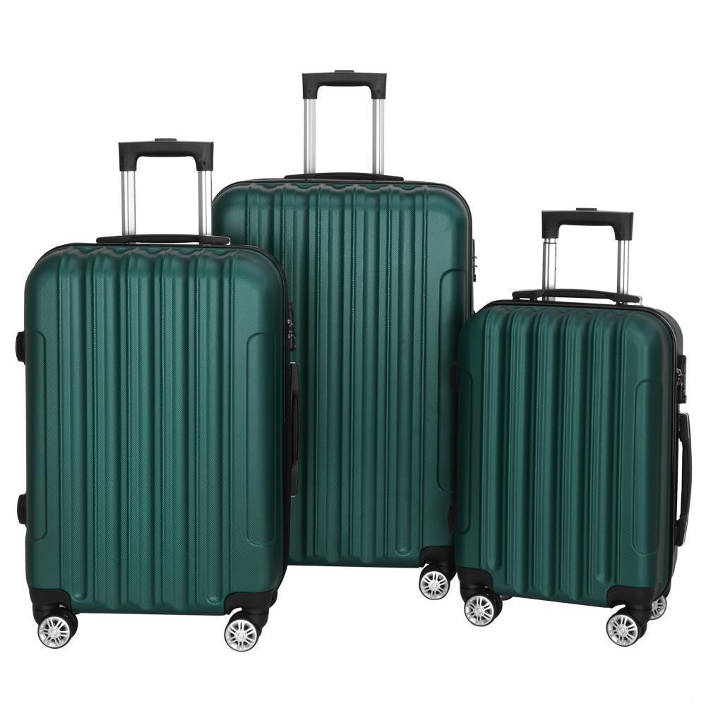 20 24 28" 3pcs Luggage Travel Set Bag ABS Trolley Hard Shell Suitcase w/TSA lock - Picture 31 of 33