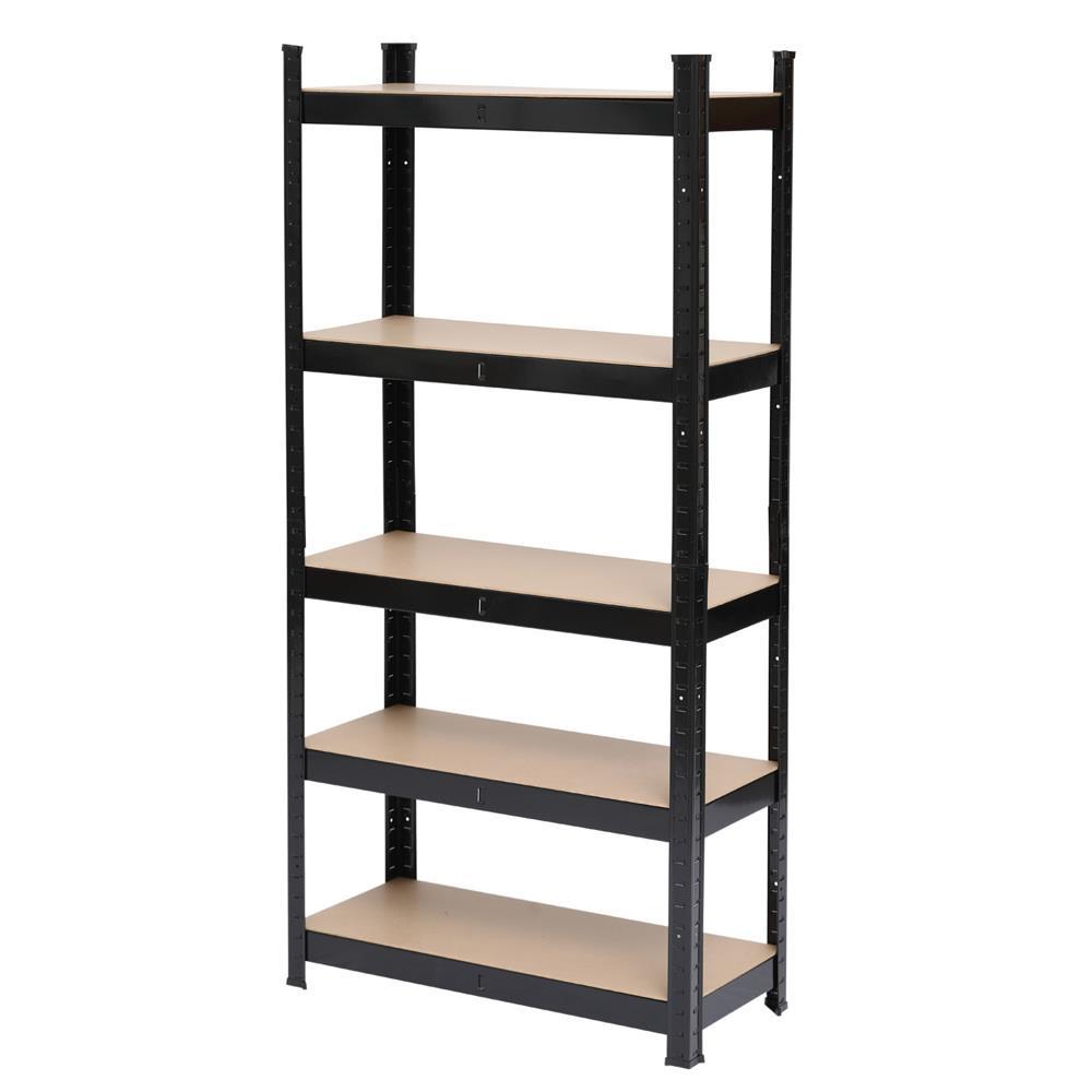 Heavy Duty 5-Tiers Garage Shelf Metal Storage Adjustable Shelves Space Holder