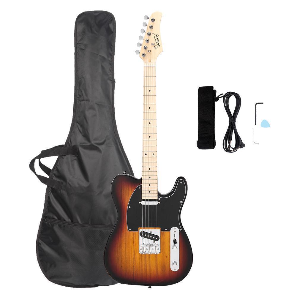 New Glarry GT 6 Strings Right Handed Electric Guitar w/ Bag & Accessories - Picture 13 of 15