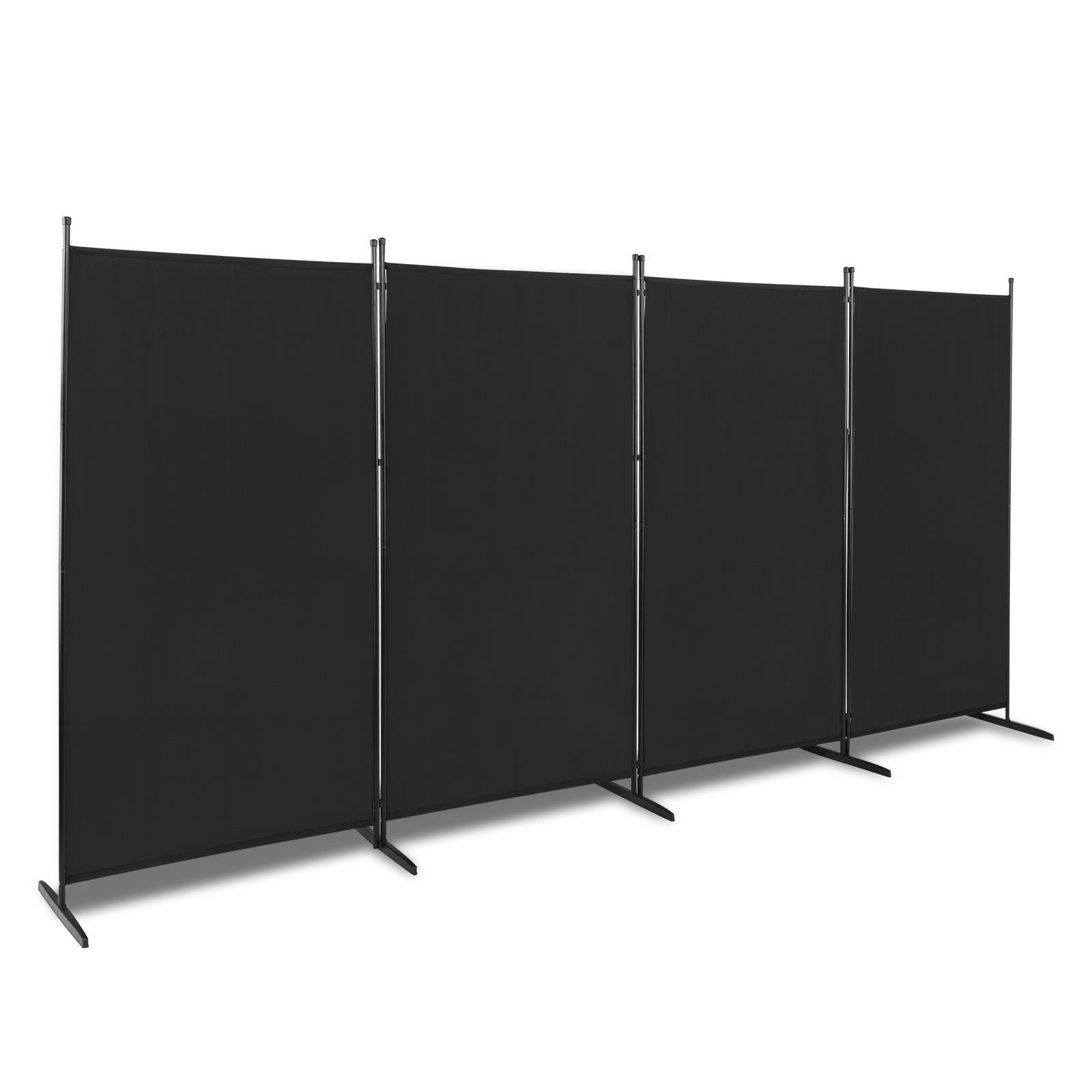 4 Panel Room Divider Folding Privacy Screen Home Office Separator 137 x 71 Inch