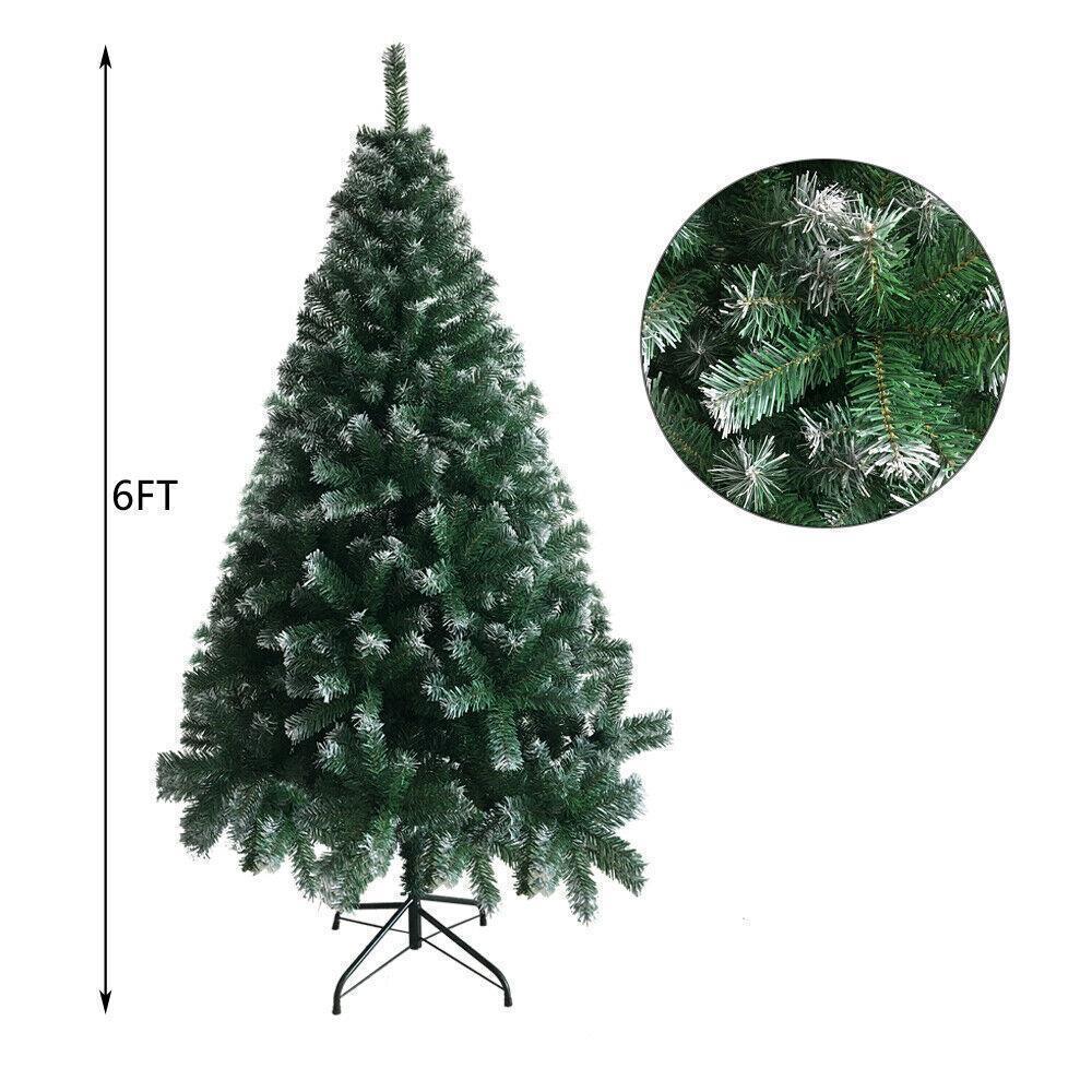 Hot 5 Types PVC Artificial Christmas Tree w/ Stand for Home Holiday Decor US - Picture 7 of 8