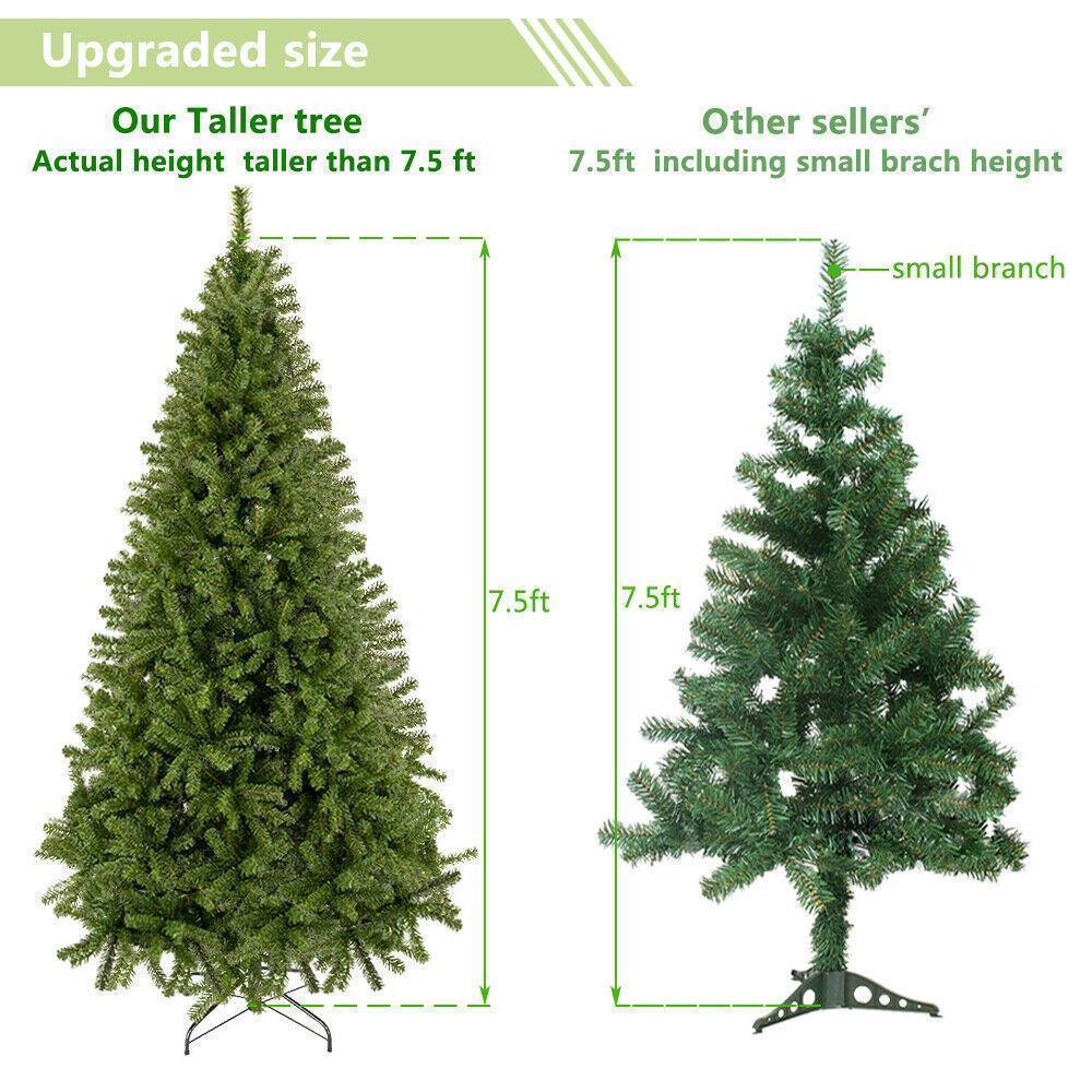 Hot 5 Types PVC Artificial Christmas Tree w/ Stand for Home Holiday Decor US - Picture 8 of 8