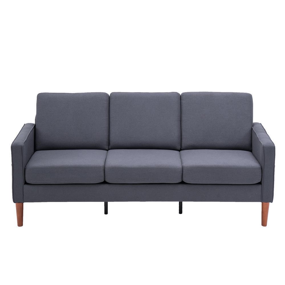 3 Seater Sofa Set Accent Chair Armchair Couche w/ Padded Seat for Living Room