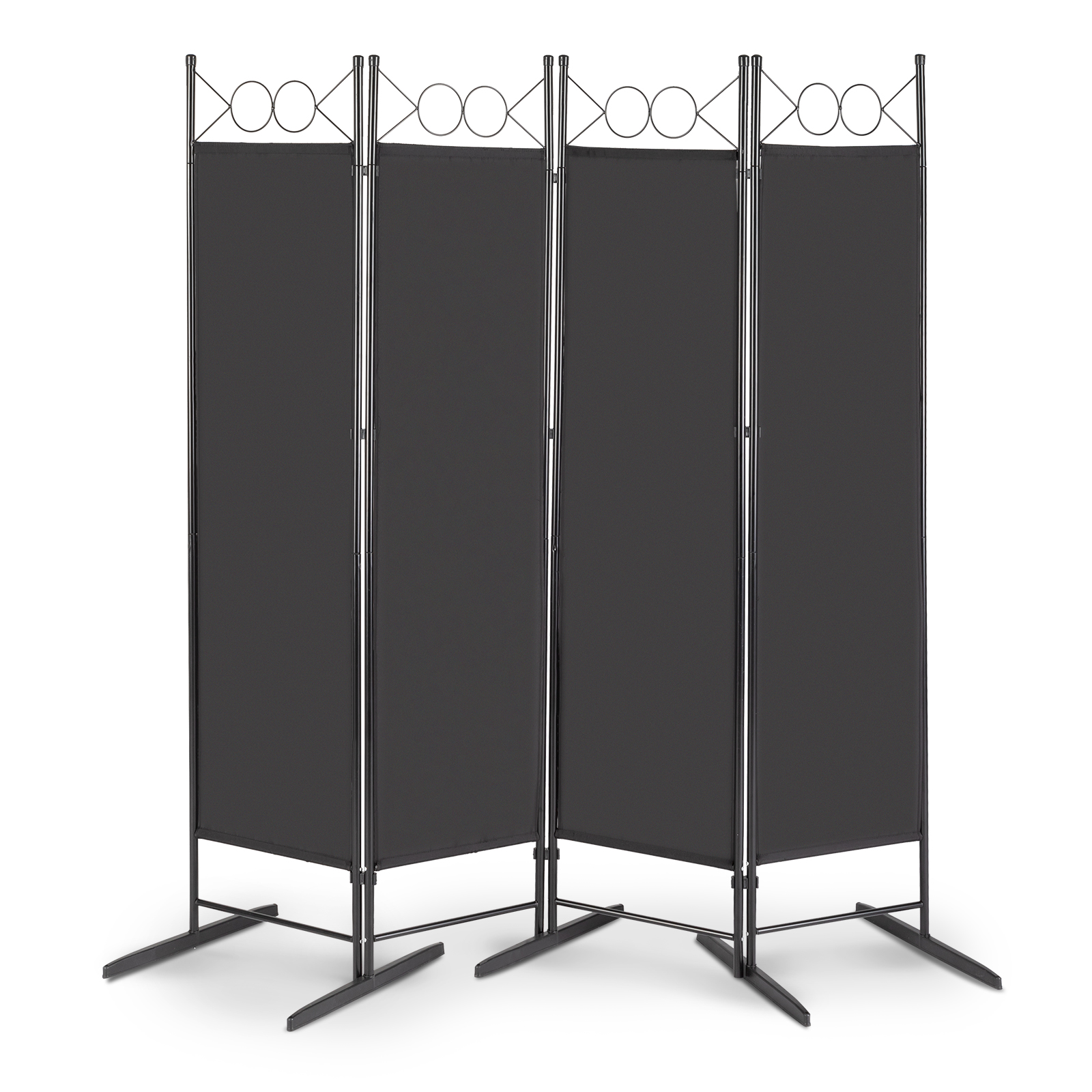 4 Panel Room Divider Folding Privacy Screen for Home Office Separator