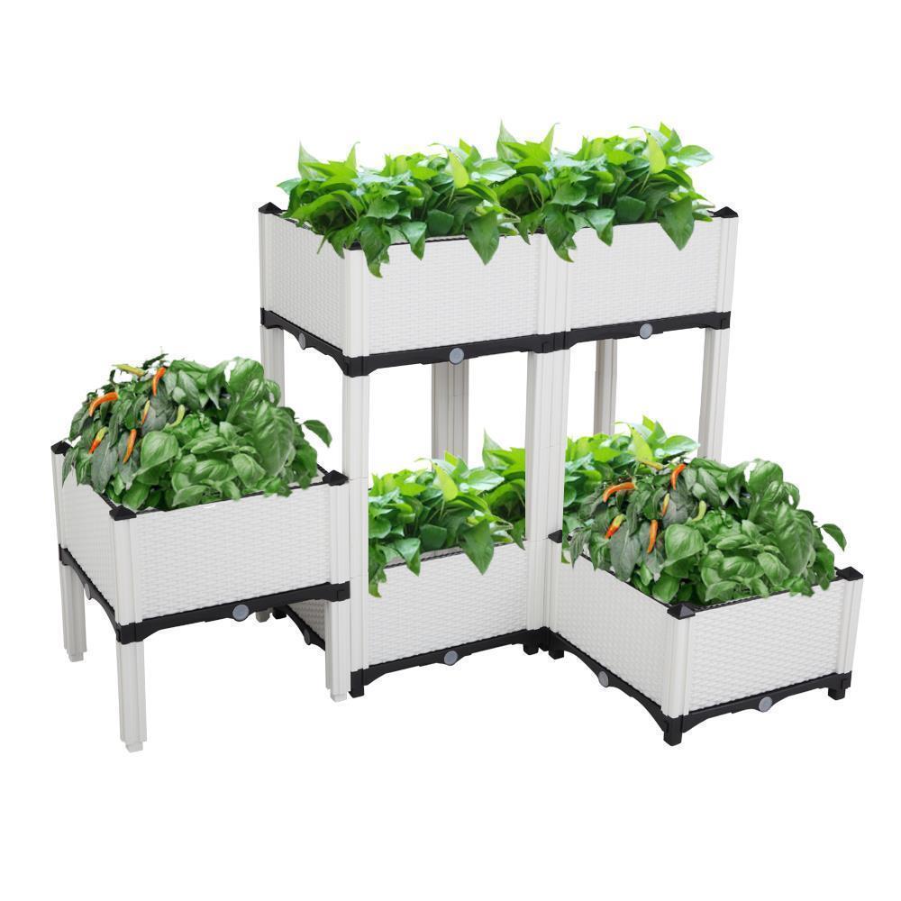 2 Colors DIY Planting Vegetable Plant Flower Herb Care Garden Bed Planter Box - Picture 18 of 18