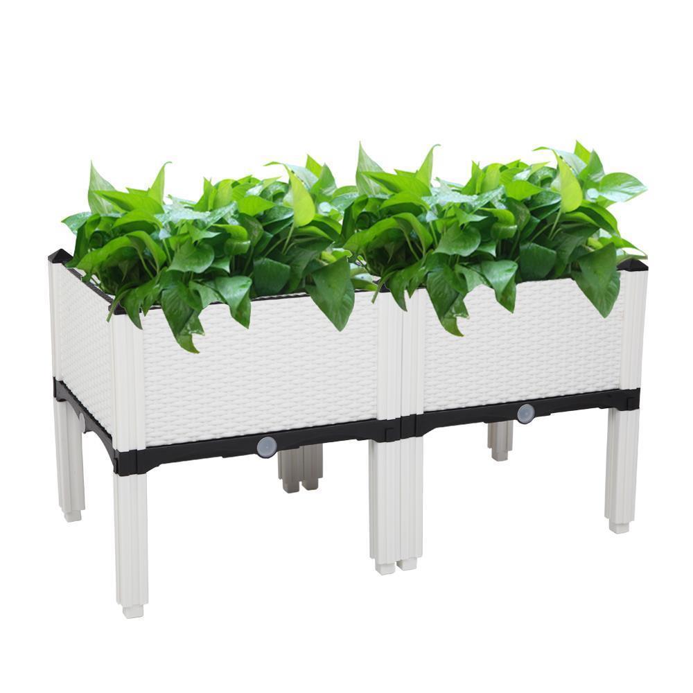 2 Colors DIY Planting Vegetable Plant Flower Herb Care Garden Bed Planter Box - Picture 15 of 18