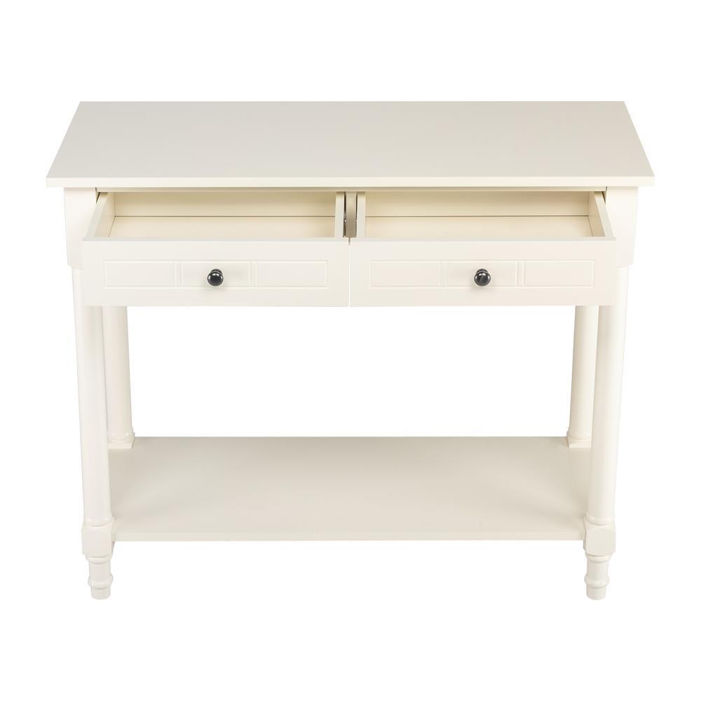 Entry/Sofa Console Table w/2 Drawer and Open Shelf for Entryway Living Room - Picture 13 of 18