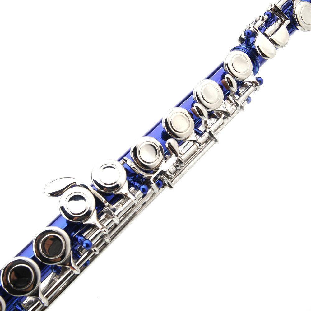 16 Hole C Flute for Student Beginner School Band w/ Case Screwdriver Lubricant - Picture 24 of 26