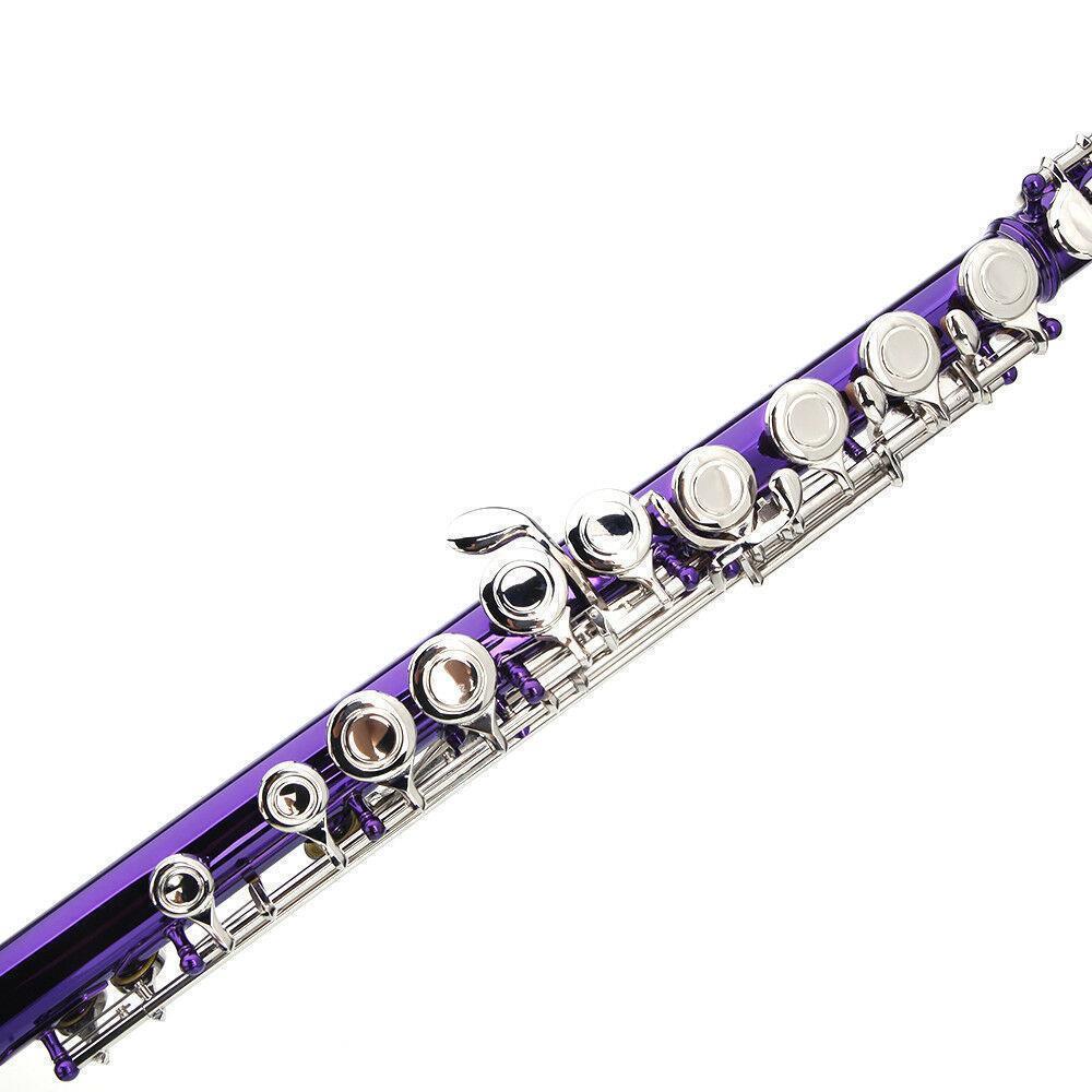 16 Hole C Flute for Student Beginner School Band w/ Case Screwdriver Lubricant - Picture 16 of 26