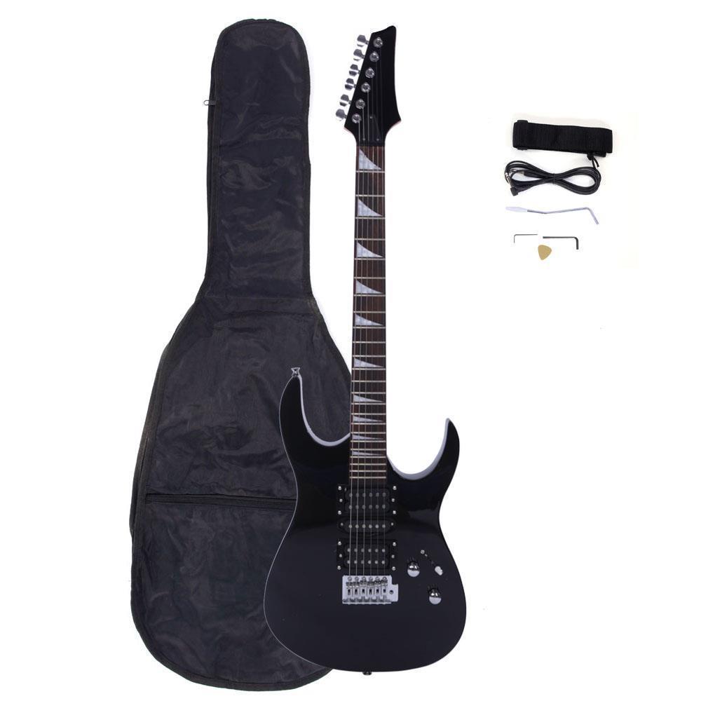 Right Handed 170 Style 6 Colors Electric Guitar +Strap+ Cord+ Gigbag+ Picks - Picture 23 of 26