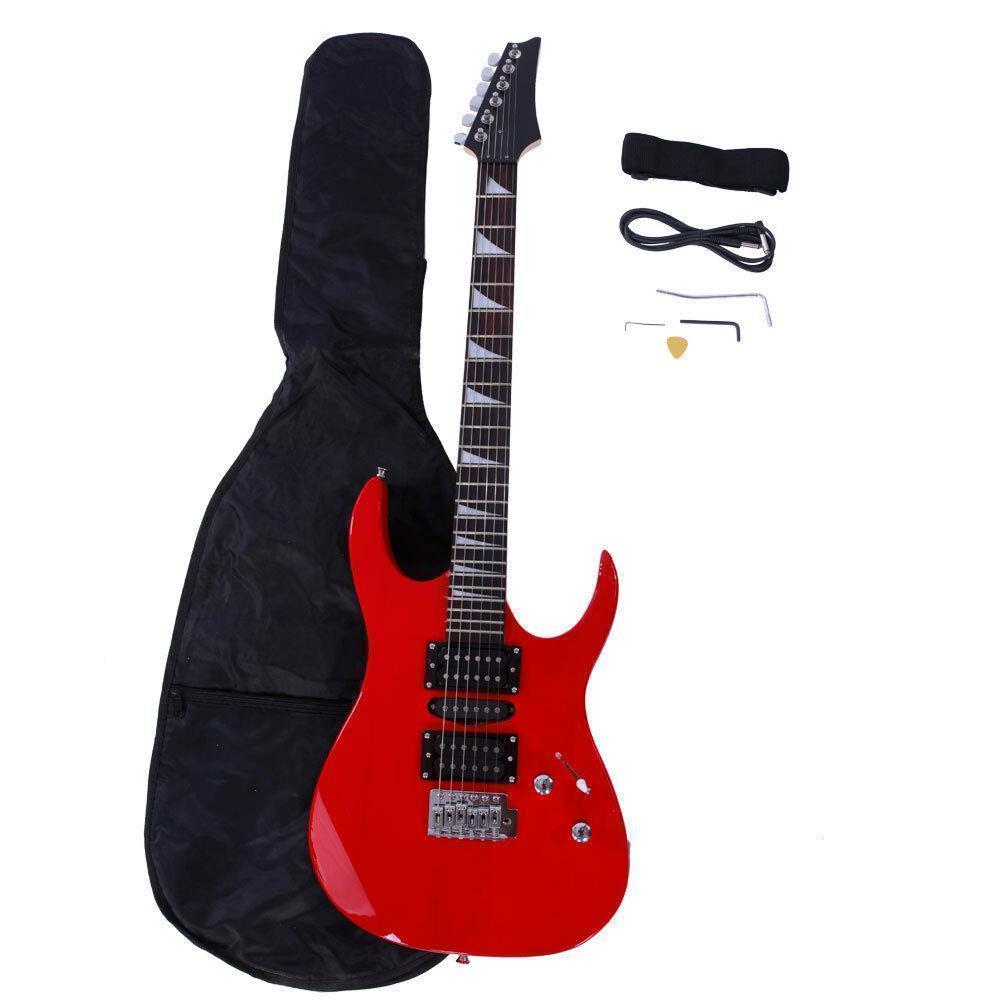 Right Handed 170 Style 6 Colors Electric Guitar +Strap+ Cord+ Gigbag+ Picks - Picture 17 of 26