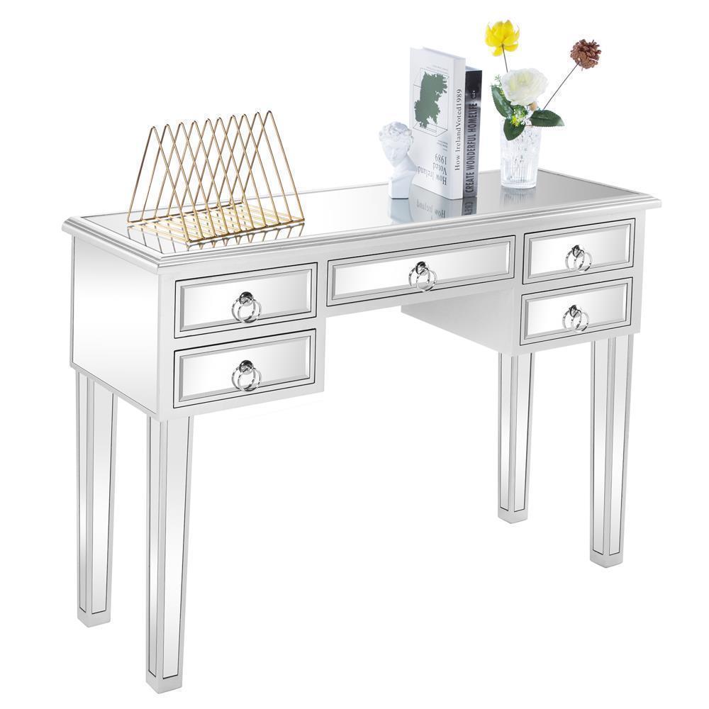 Mirrored Bedroom Furniture Sets Dresser Nightstand Chests Dressers Vanity Table - Picture 18 of 19