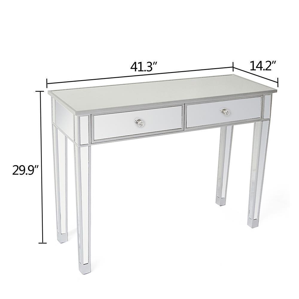 Mirrored Bedroom Furniture Sets Dresser Nightstand Chests Dressers Vanity Table - Picture 15 of 19