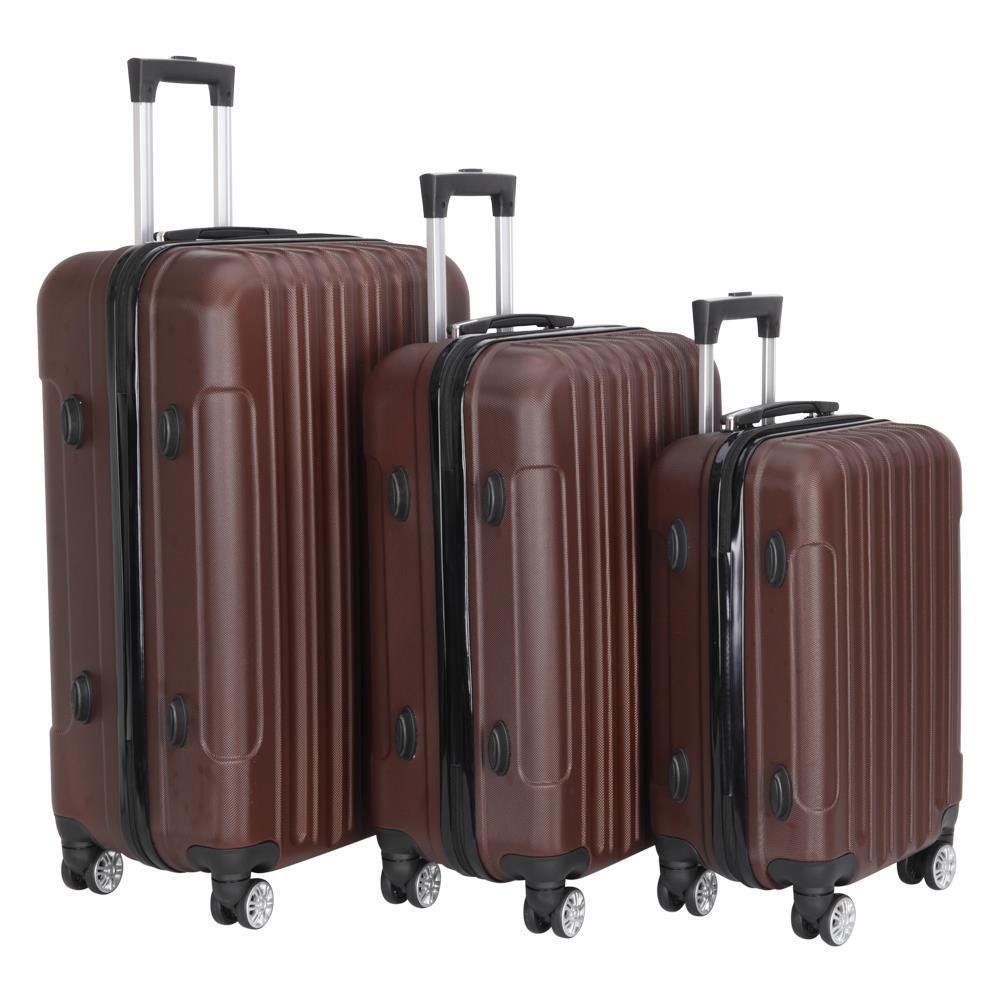 20"24"28" Nested Spinner Wheels Suitcase Luggage Set TSA Lock Storage Bag Colors