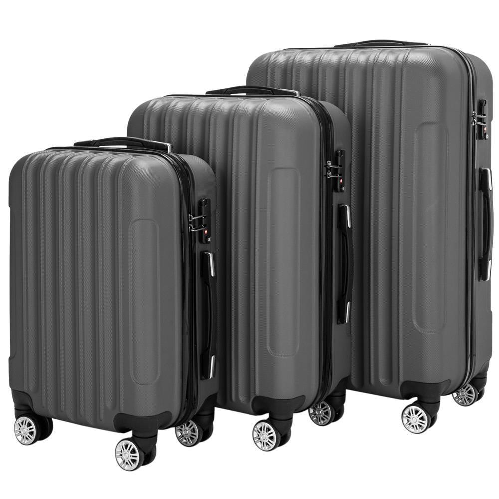 20"24"28" Nested Spinner Wheels Suitcase Luggage Set TSA Lock Storage Bag Colors