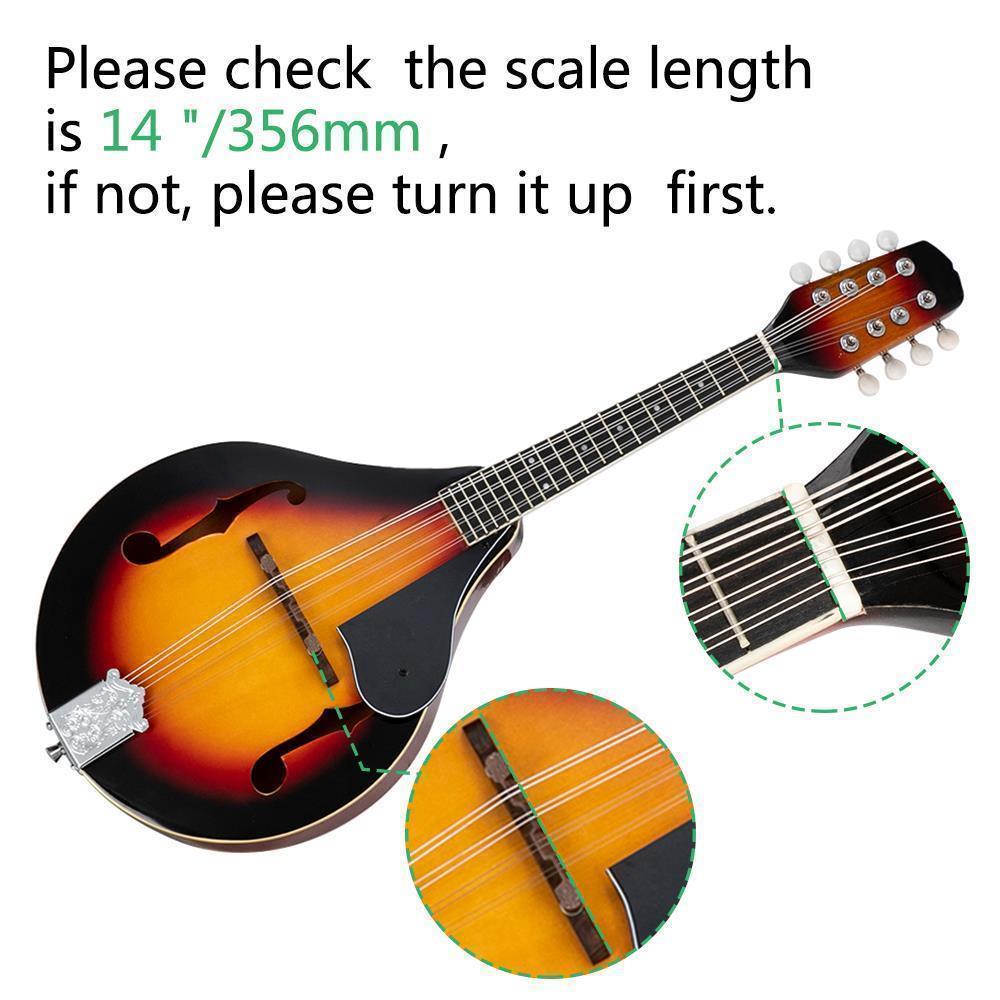 Mandolin String Color Code New 2 Colors A-Style Mandolin 4 Pairs String Cambered Wood High Quality ...