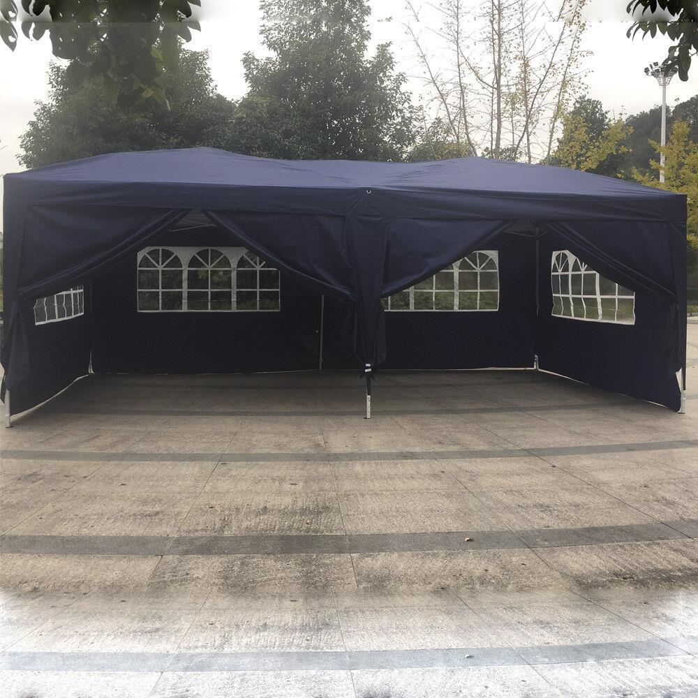 10×20′ Pop Up Canopy Wedding Party Tent Outdoor Folding Waterproof Heavy Duty