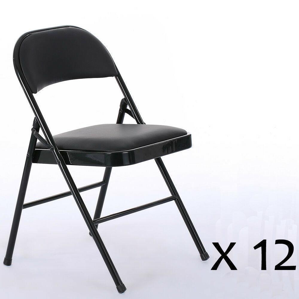 Fabric Upholstered Padded Seat Metal Frame Home Office