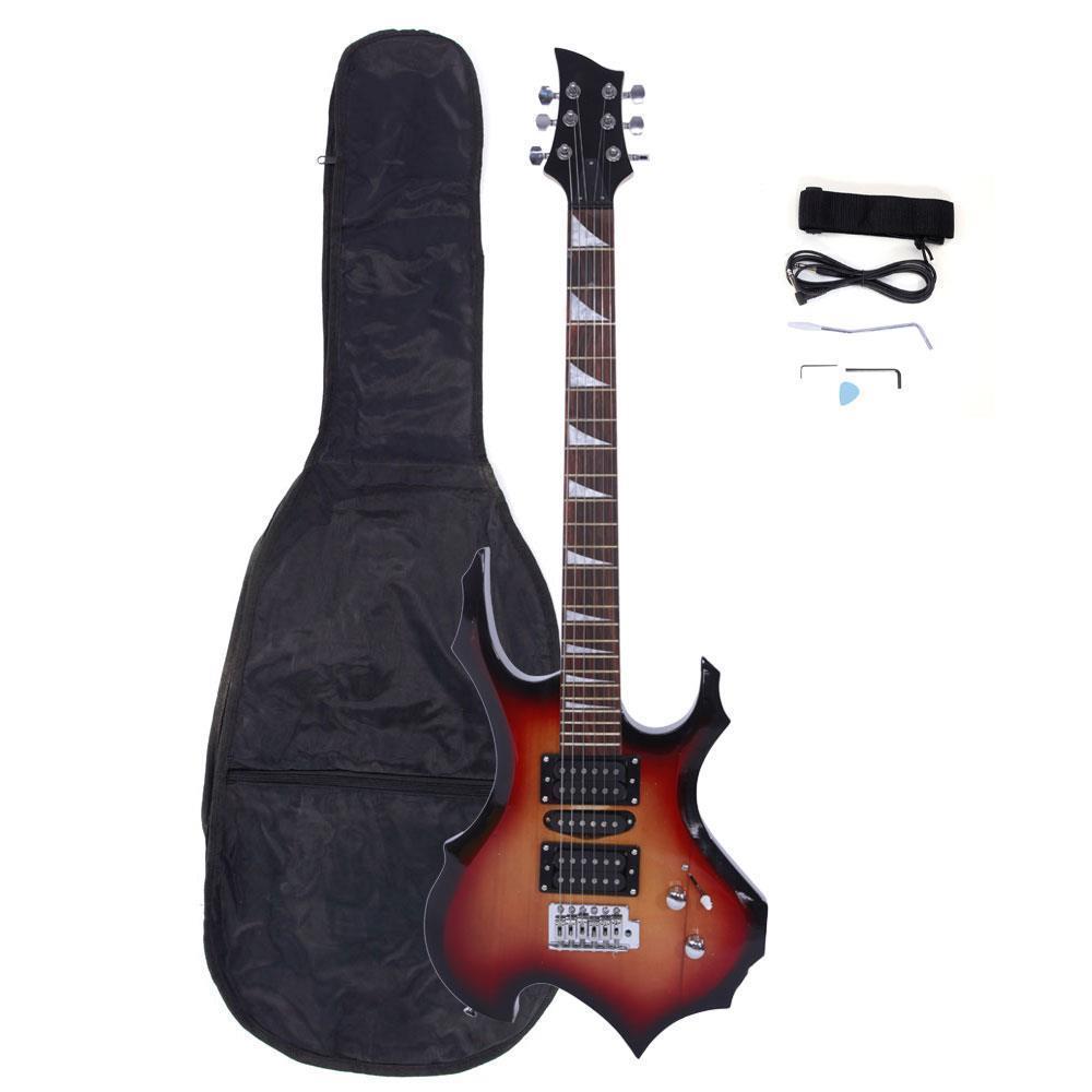 New School Student Basswood 6 Strings Right Handed Electric Guitar Set