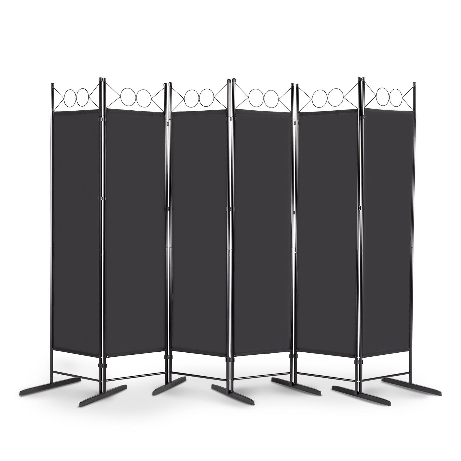 FCH 6 FT Room Divider Privacy Scree 6 Panel Partition for Office Home School