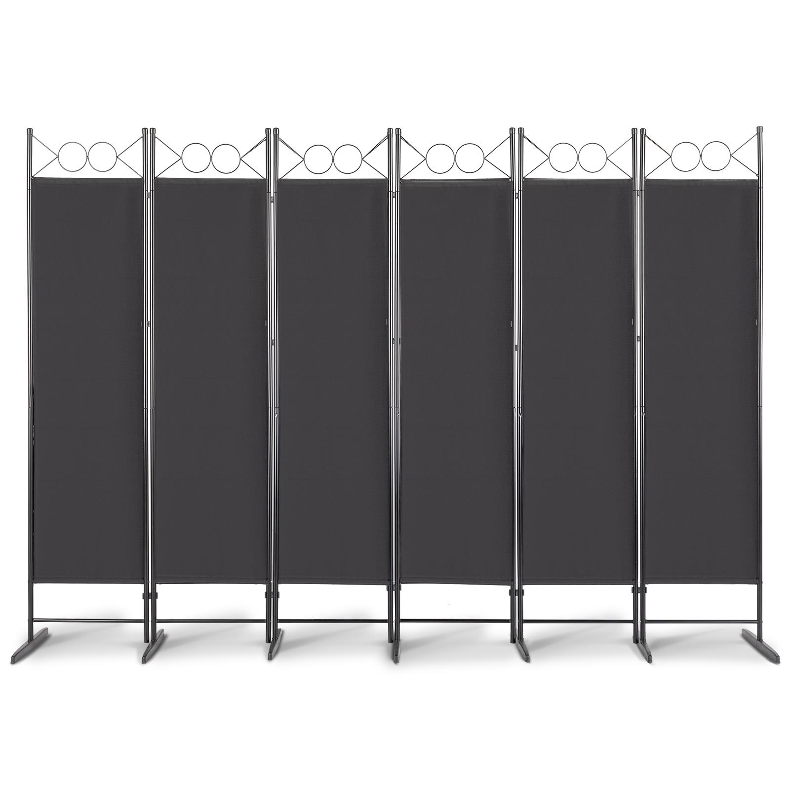 FCH 6 FT Room Divider Privacy Scree 6 Panel Partition for Office Home School