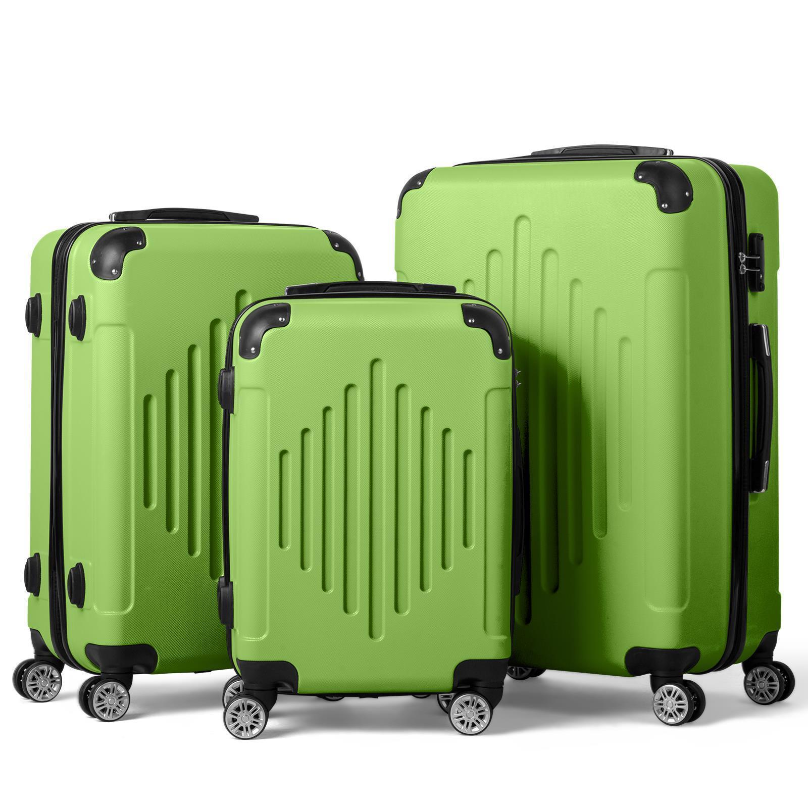 Suitcase Set 3 Piece 20" 24" 28" Luggage Set Carry On Hardside Luggage TSA Lock - Picture 23 of 24