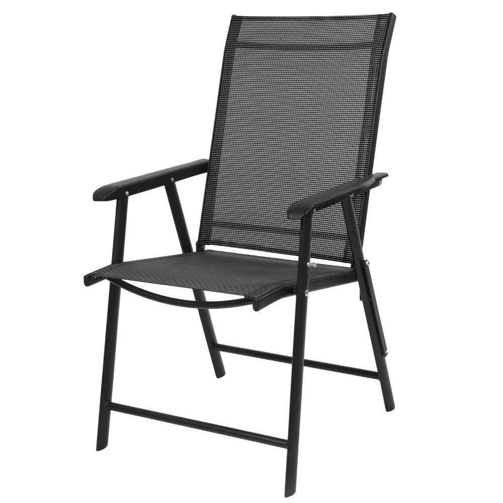 1/2/4 Pack Outdoor Folding Steel Sling Chair Portable Patio lounge Lawn Chair - Picture 22 of 31