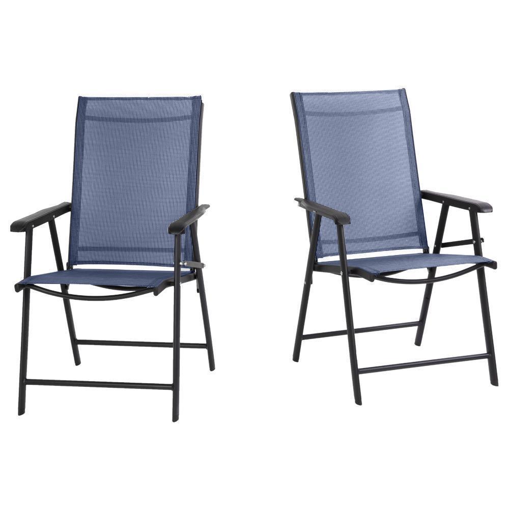 1/2/4 Pack Outdoor Folding Steel Sling Chair Portable Patio lounge Lawn Chair - Picture 18 of 31