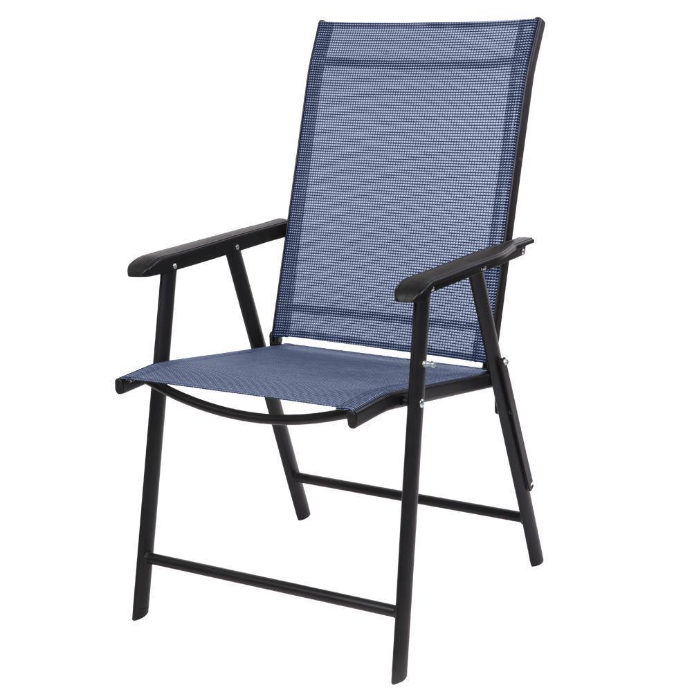 1/2/4 Pack Outdoor Folding Steel Sling Chair Portable Patio lounge Lawn Chair - Picture 12 of 31
