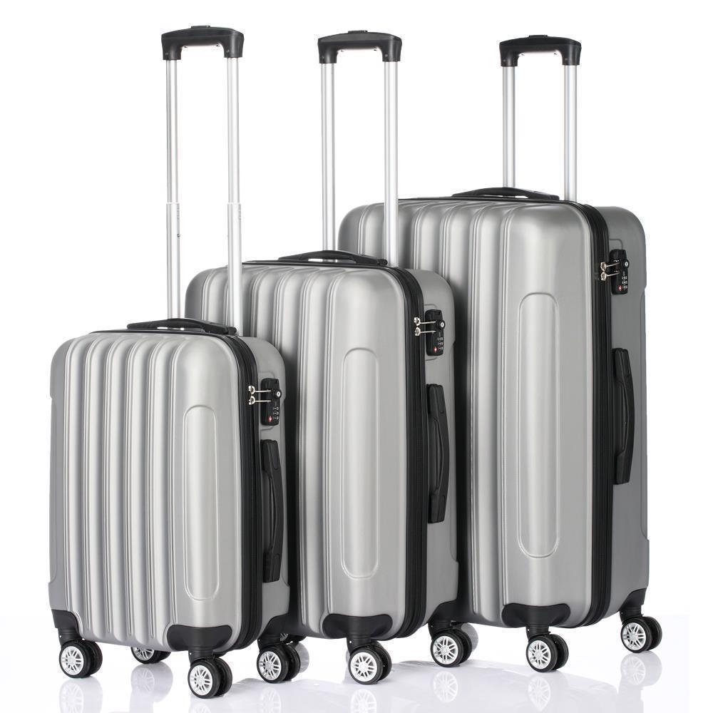 20/24/28" Trolley Suitcase Organizer Travel Spinner Luggage Bag Set - Picture 20 of 32