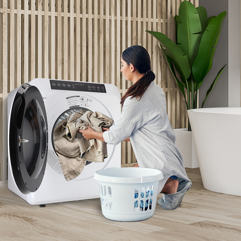 13.2LB Portable Clothes Dryer 3.5Cu.Ft Laundry Tumble Dryer LCD&UV Disinfection