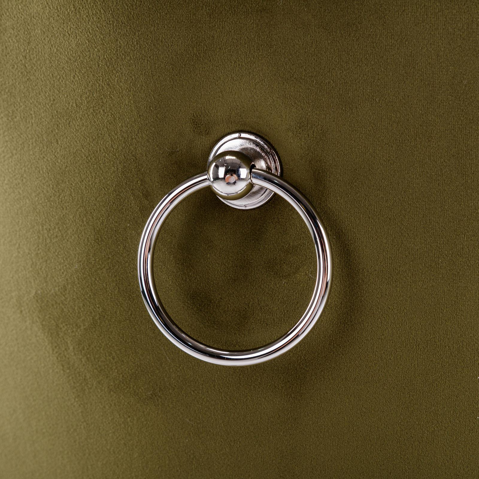 2-Pcs High-end Tufted Velvet Upholstered Dining Chair w/Wood Legs Nailhead Trim - Picture 24 of 35