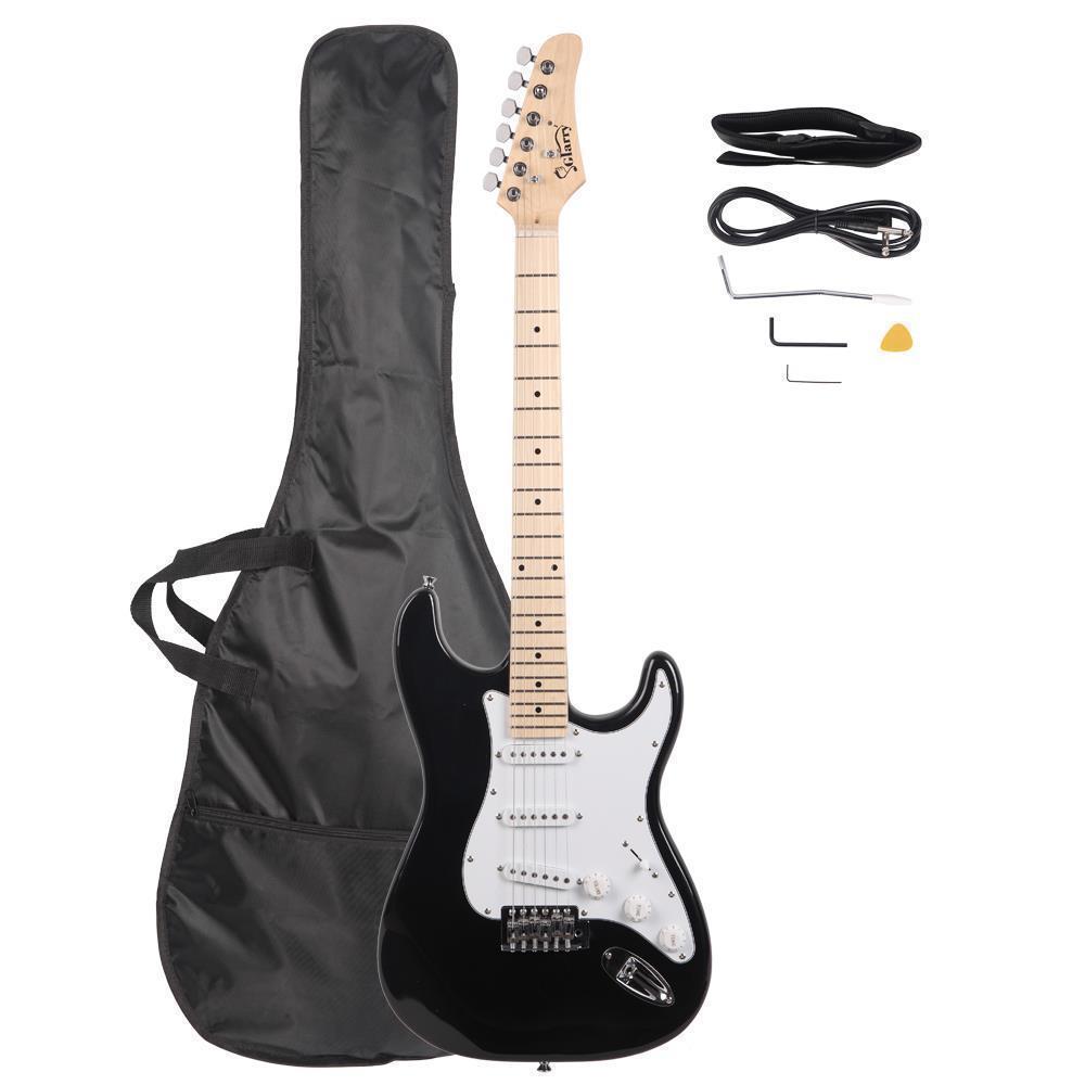 Glarry Maple Electric Guitar School Band Rosewood for Beginner With Guitar Bag