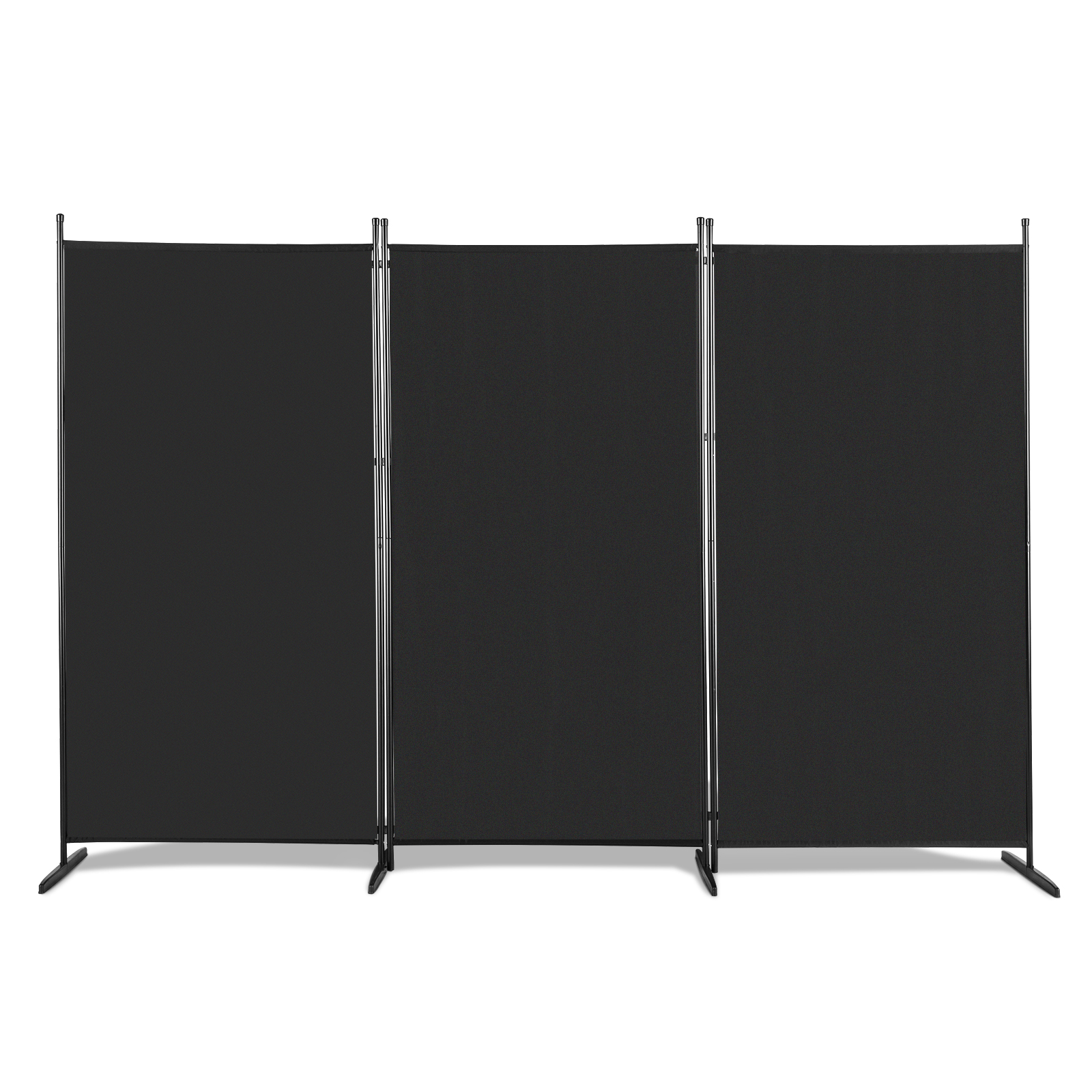 102 Inch 3 Panel Room Divider Folding Privacy Screen Dorm Decor Office Divider