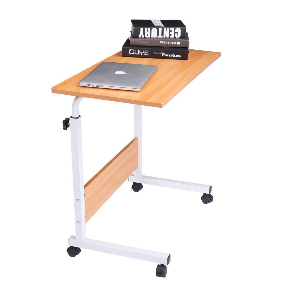 Adjustable Height Mobile PC Laptop Bed Table Portable Computer Stand Desks - Picture 12 of 12