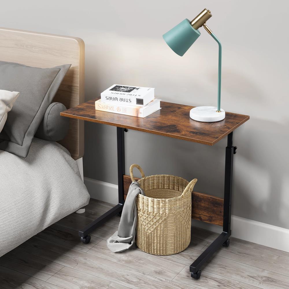 Adjustable Height Mobile PC Laptop Bed Table Portable Computer Stand Desks - Picture 9 of 12
