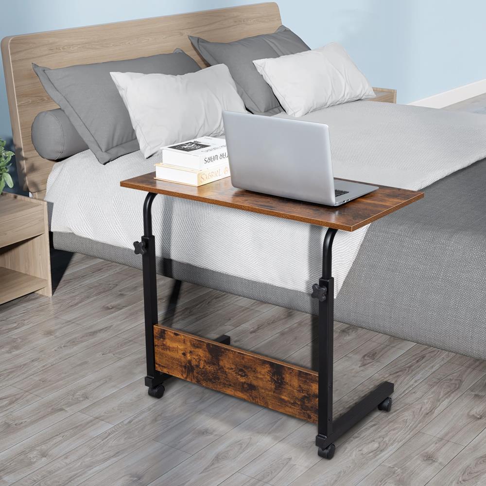 Adjustable Height Mobile PC Laptop Bed Table Portable Computer Stand Desks - Picture 7 of 12