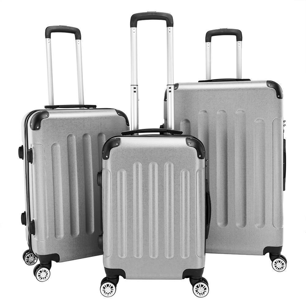 Set Bag Trolley Suitcase Lock 8 Colors
