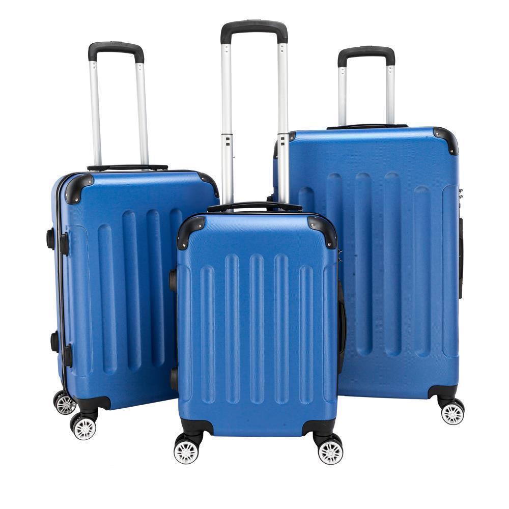 Set Bag Trolley Suitcase Lock 8 Colors
