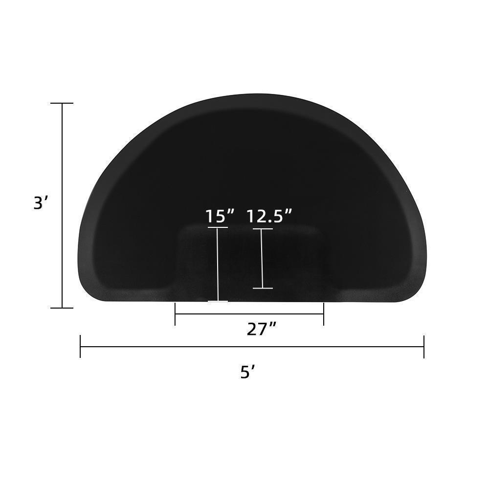 Salon Mat Barber Chair Salon Spa Floor Standing Anti-Fatigue Mat Square Slot - Picture 10 of 12
