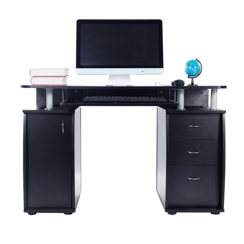 Computer Desk PC Laptop Table w/Drawer Home Office Study Workstation 3 Colors - Picture 12 of 12