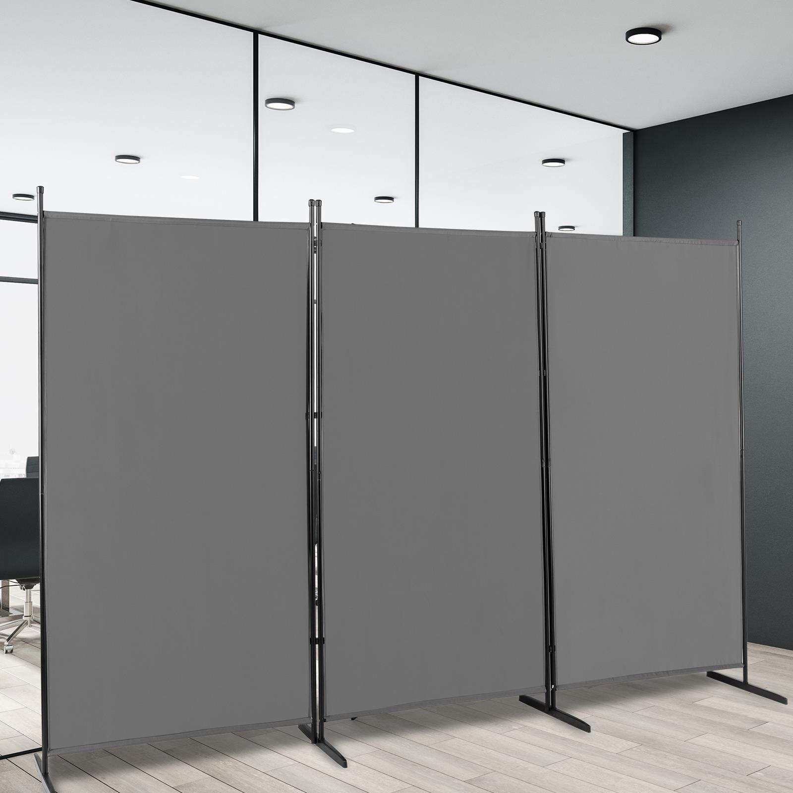 Room Divider Folding Privacy Scree 3 Panel Partition for Office Home School