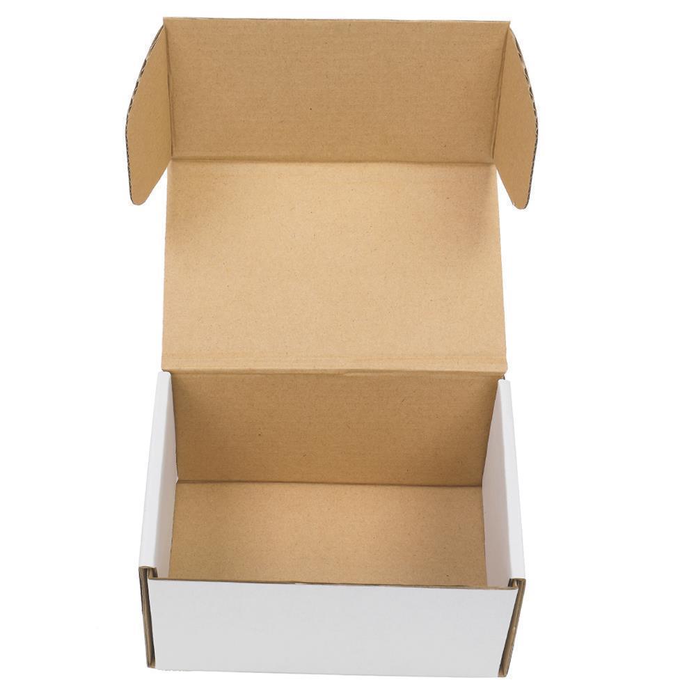 White Corrugated Shipping Mailer Carton Packing Boxs Easy Fold Together